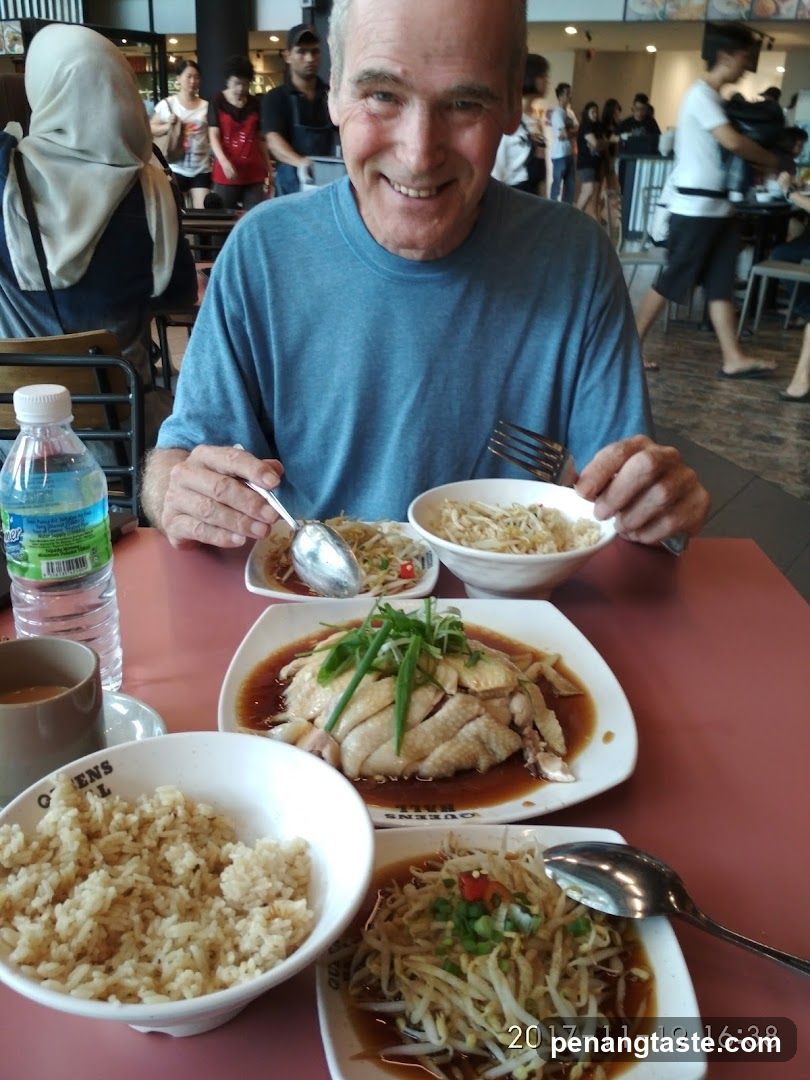 Dining at a food court or restaurant