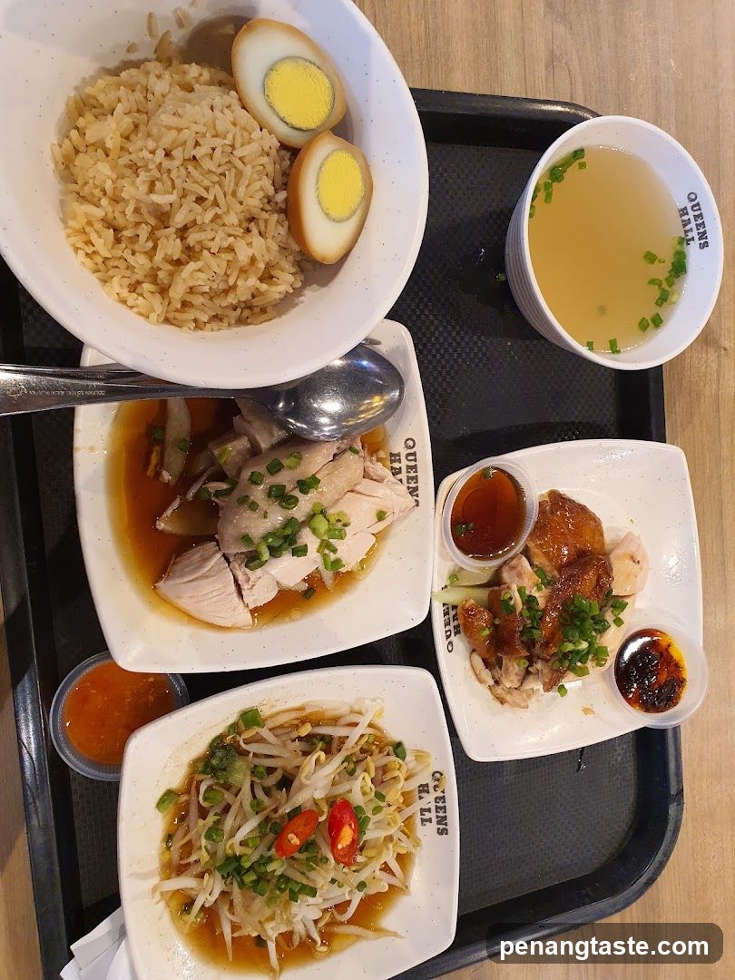 Hainanese Chicken Rice Meal