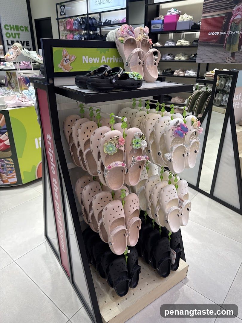 Crocs Shoe Display