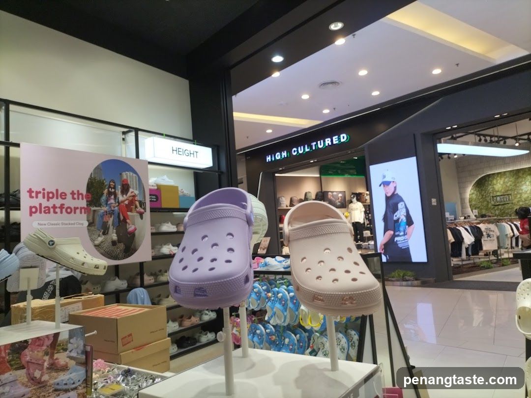 Crocs Display in Mall