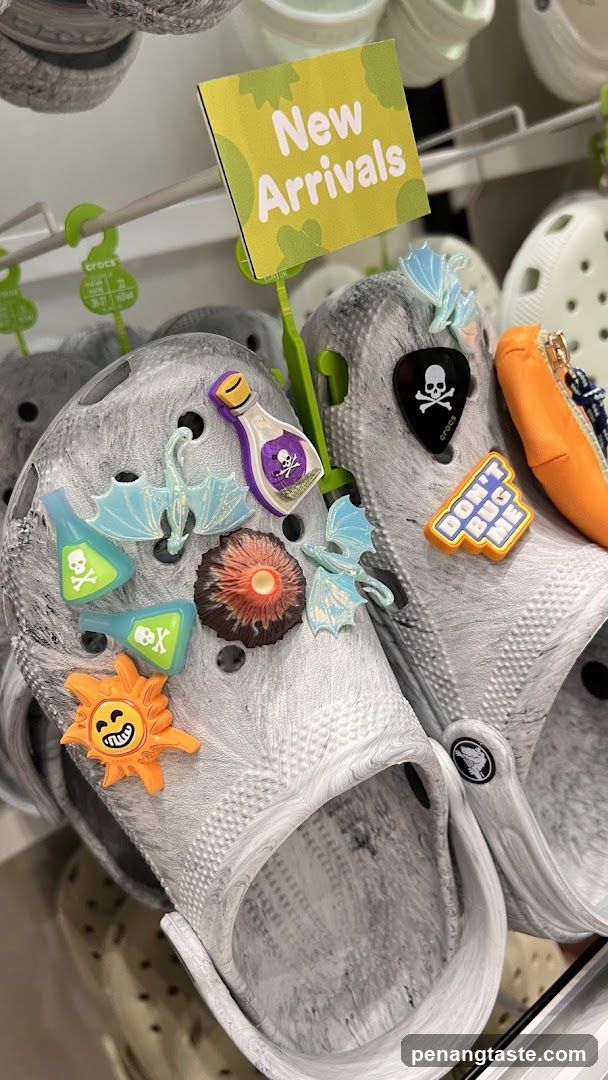 Crocs with Halloween Accessories