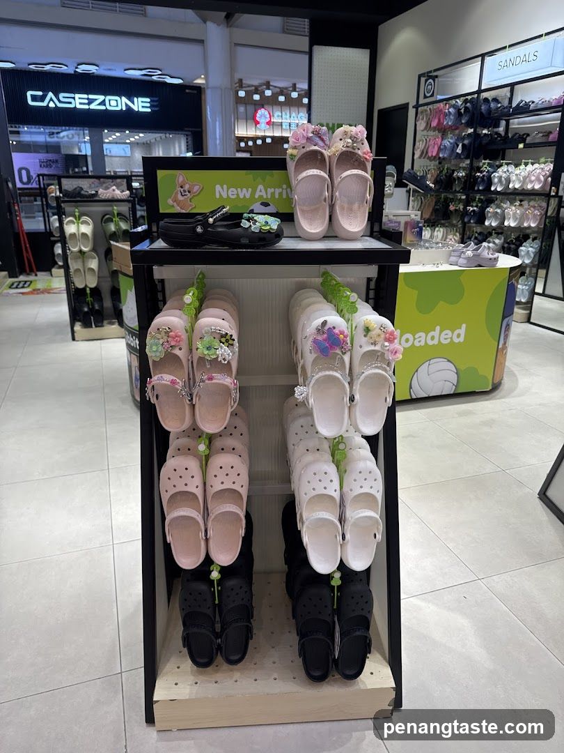 Crocs Shoe Display