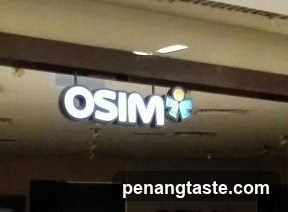 OSIM Store Interior Signage