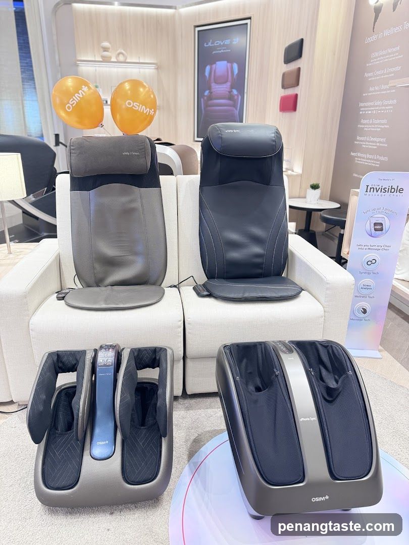 Osimi Massage Chairs Display