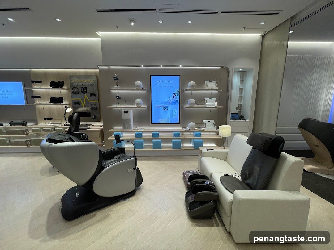 Massage Chair Showroom Interior