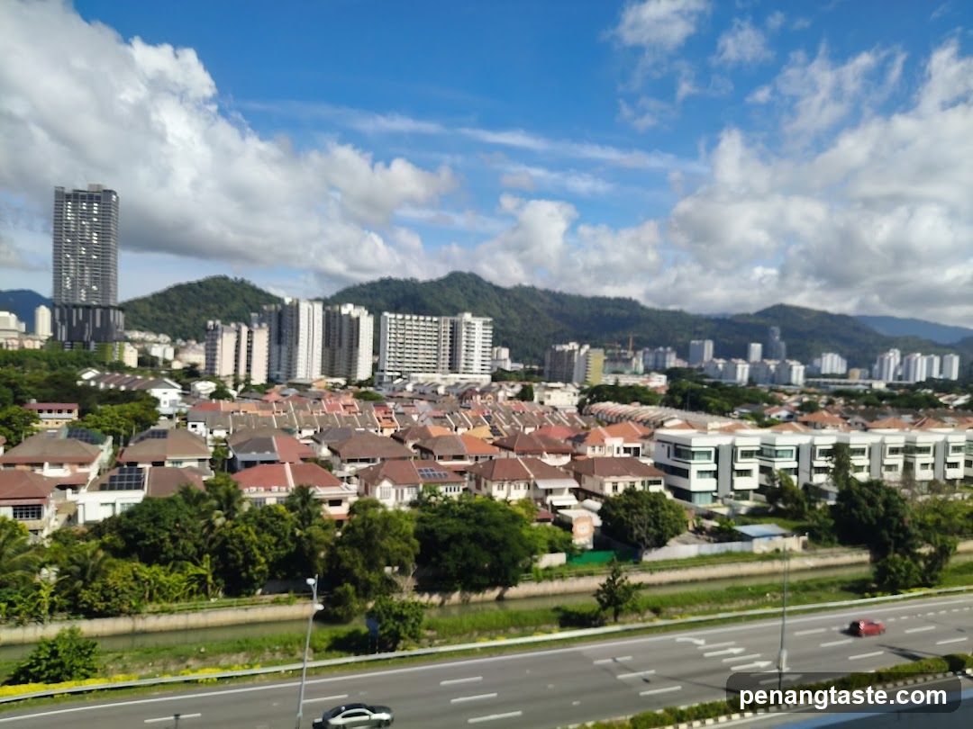Cityscape with Residential Area and High-Rise Buildings