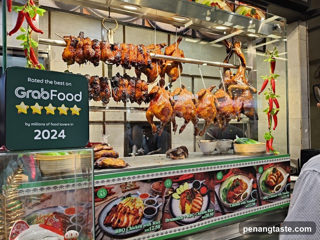 BBQ Chicken Stall Display