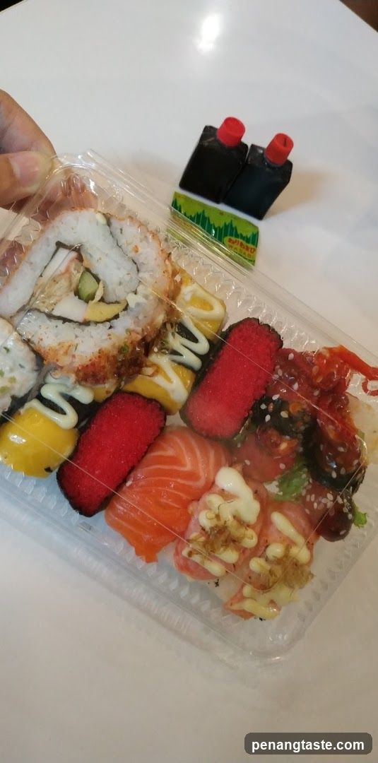 Sushi Platter with Sauces
