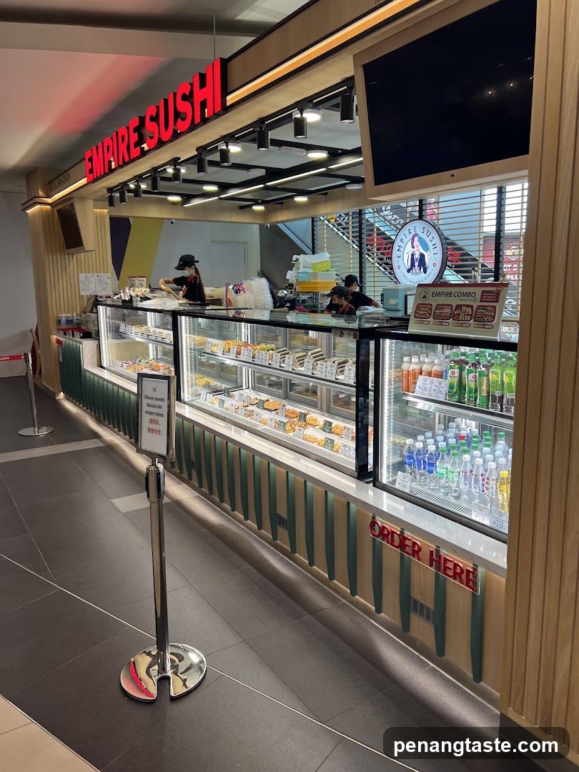Empire Sushi Counter Interior