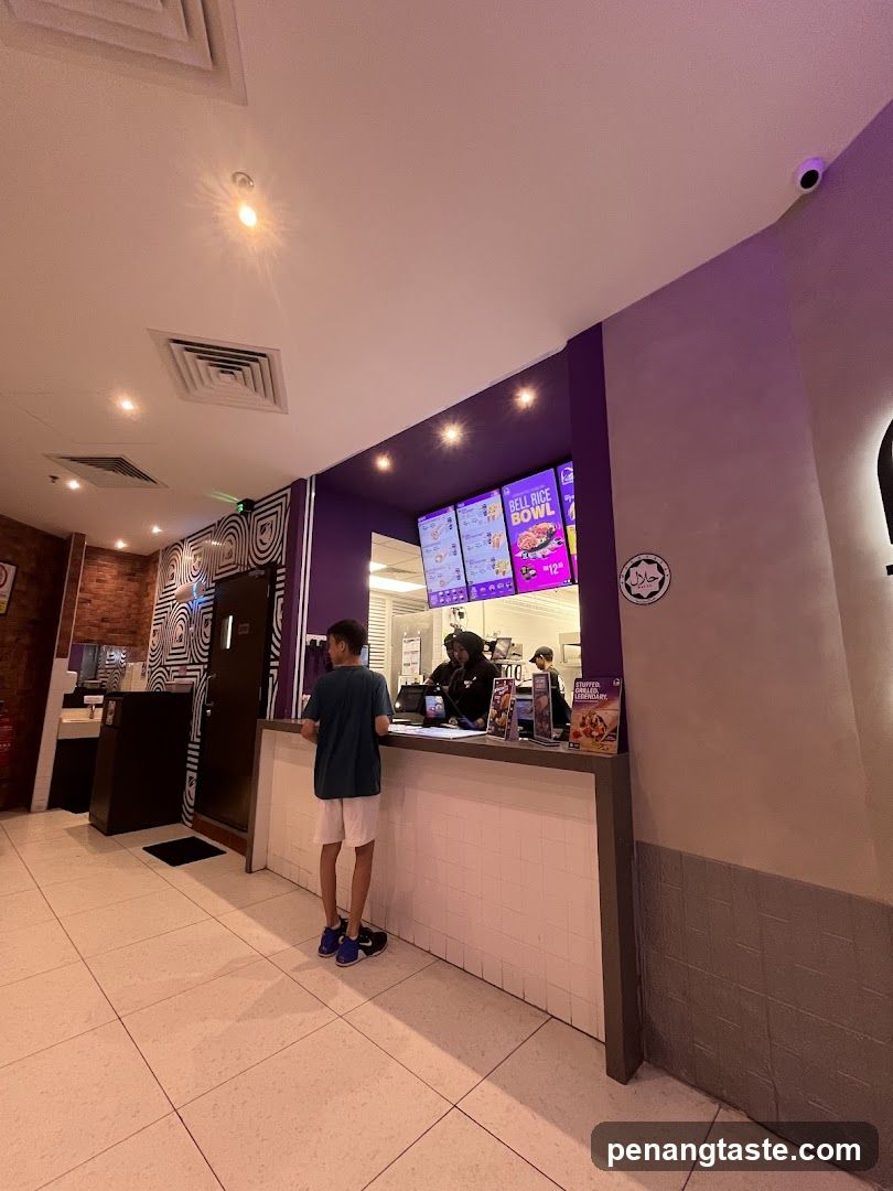 Fast Food Counter Interior