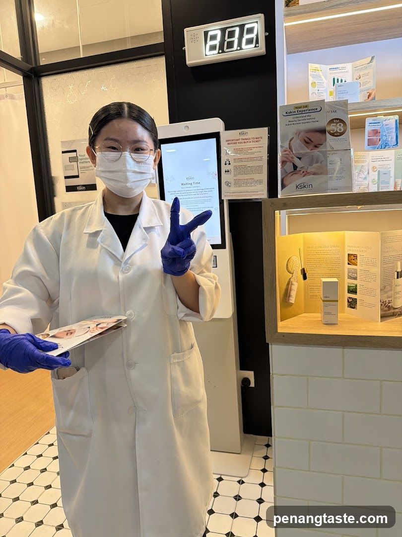 Beauty Clinic Interior with Staff