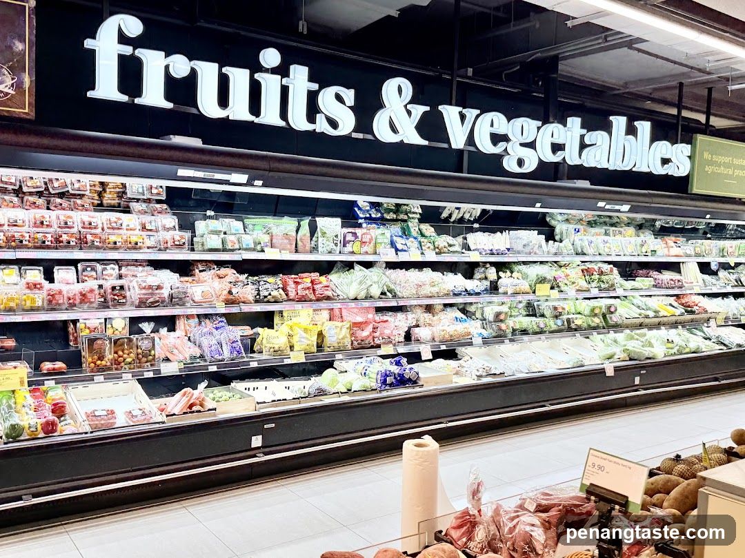 Fruits & Vegetables Section
