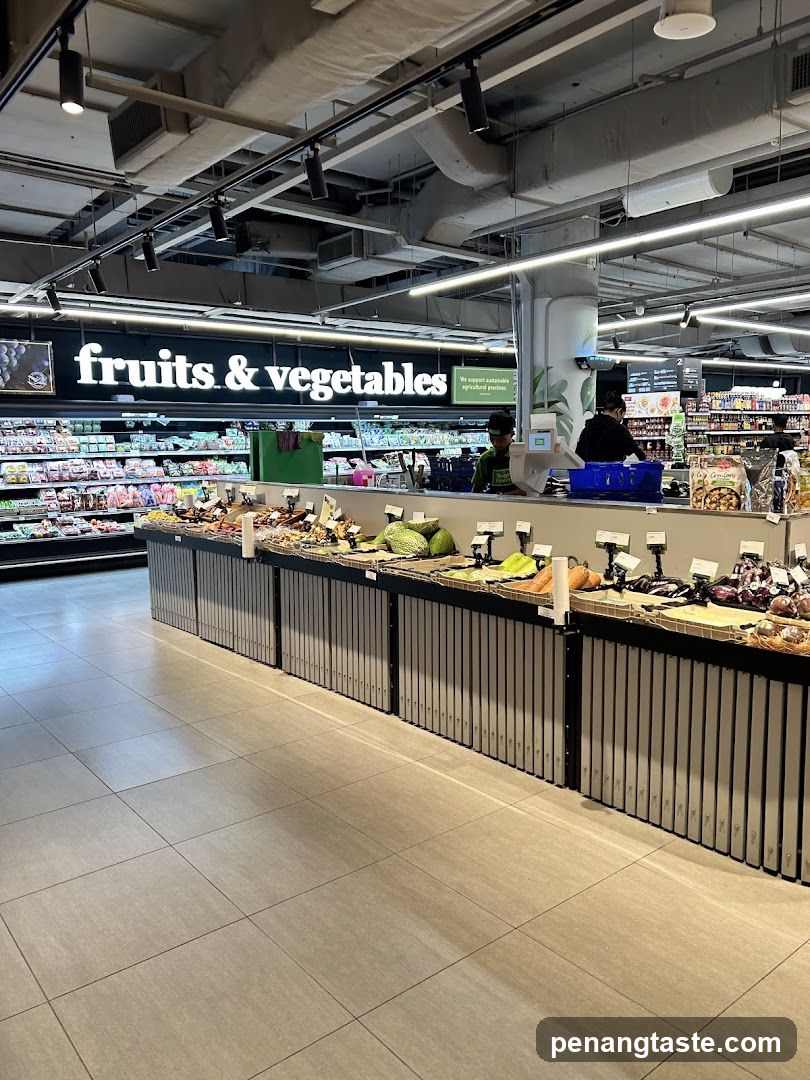 Fruits & Vegetables Section