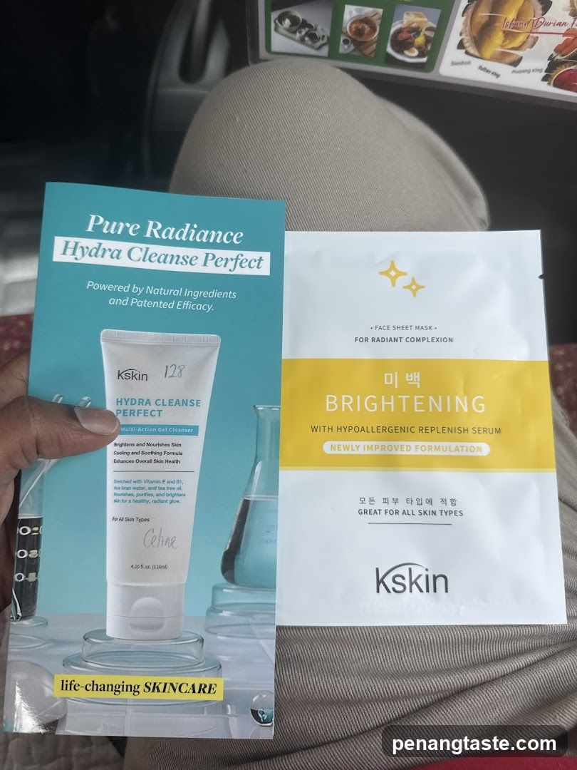 kskin skincare products display