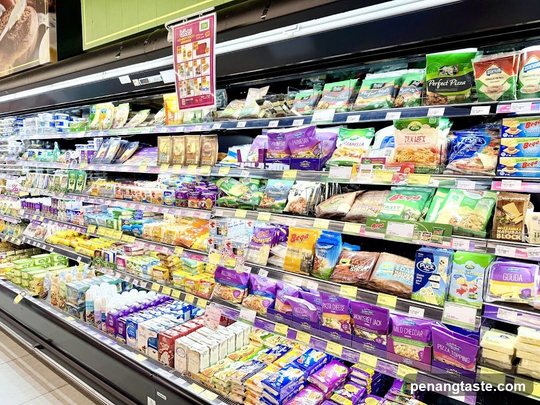 Refrigerated Aisle in Grocery Store