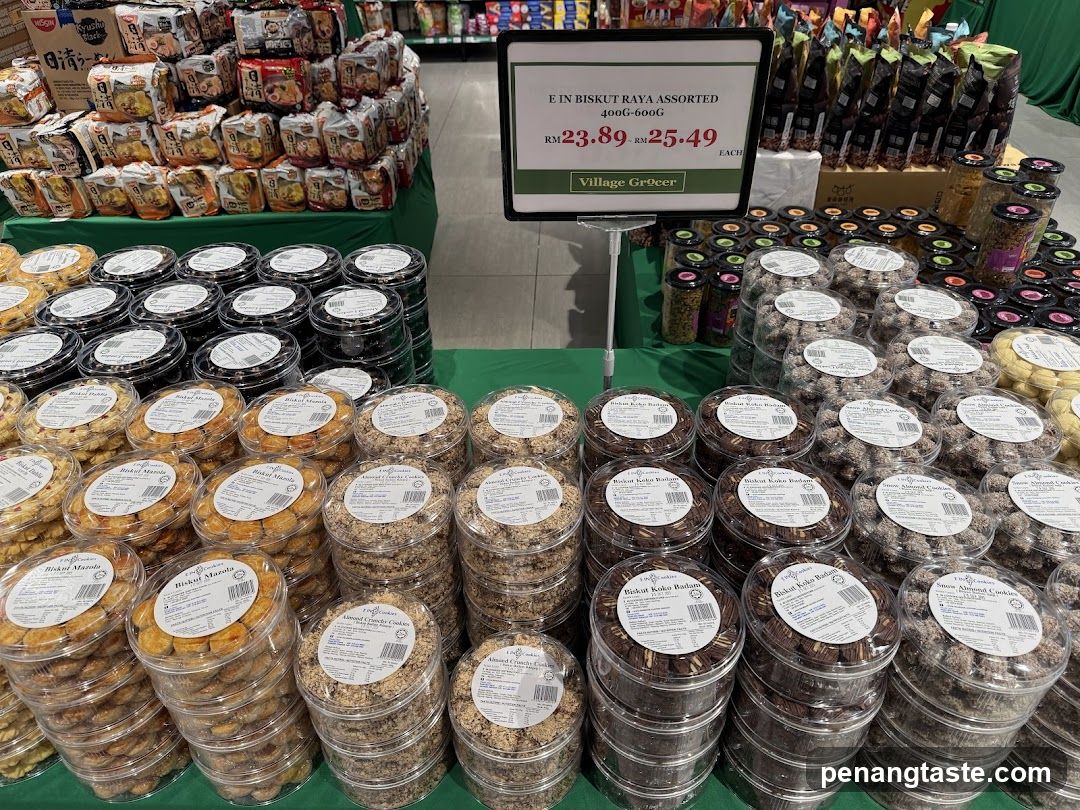 Village Grocer Dry Goods Display