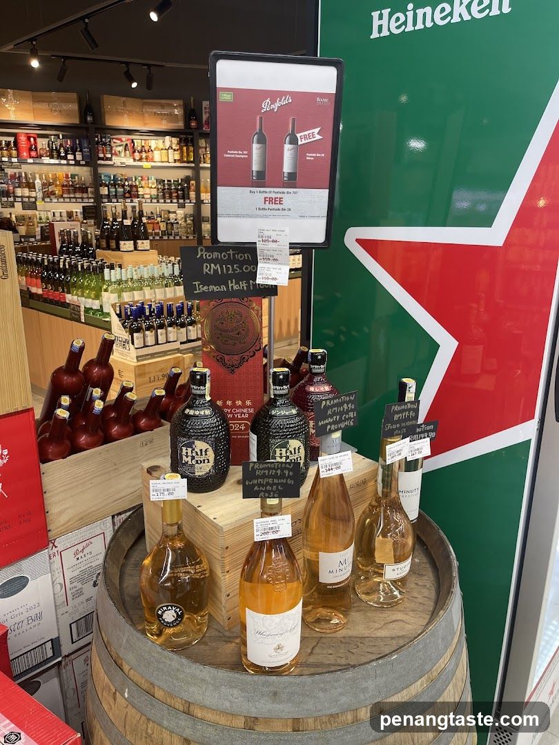Alcohol Display in Store