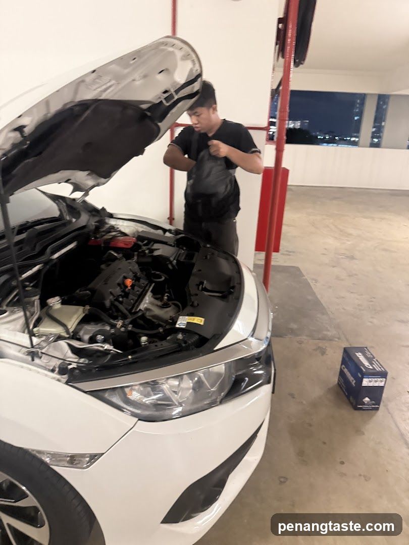 Car Repair Scene