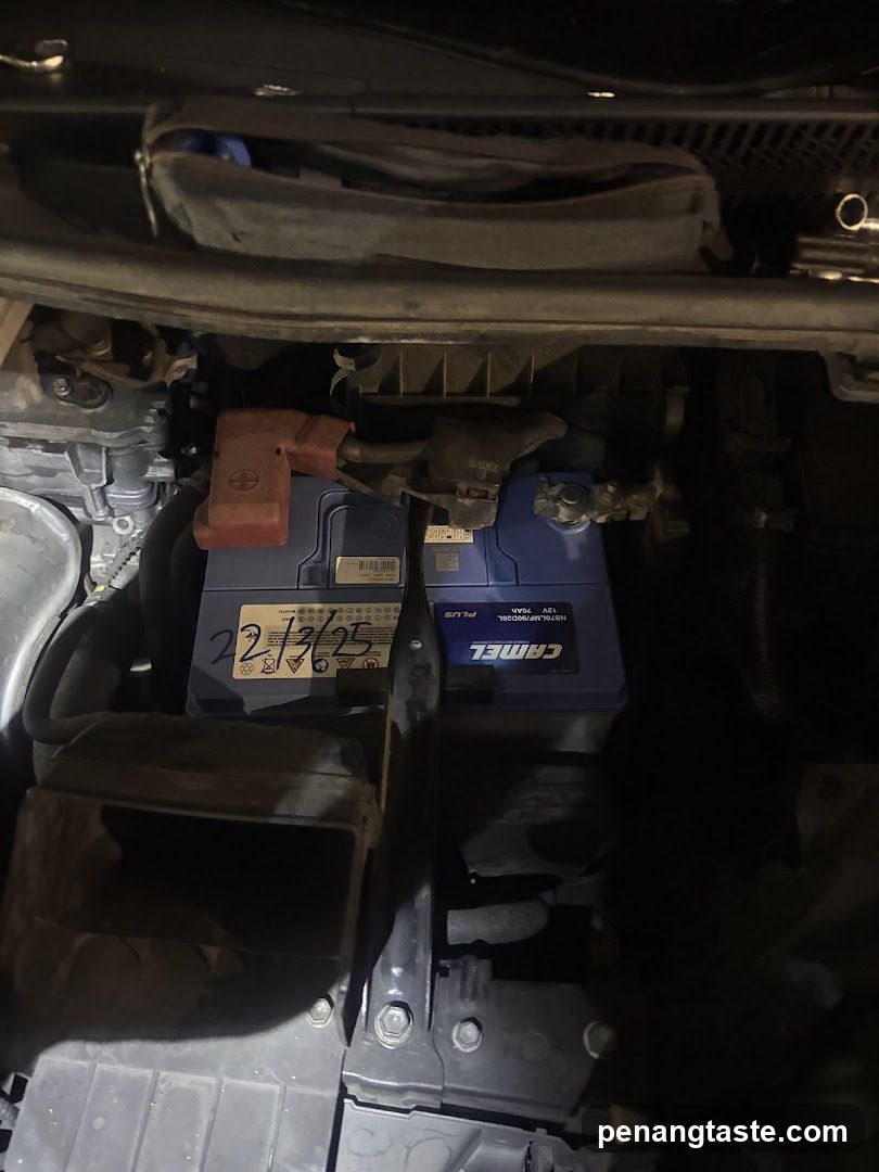 Car Battery Storage Area