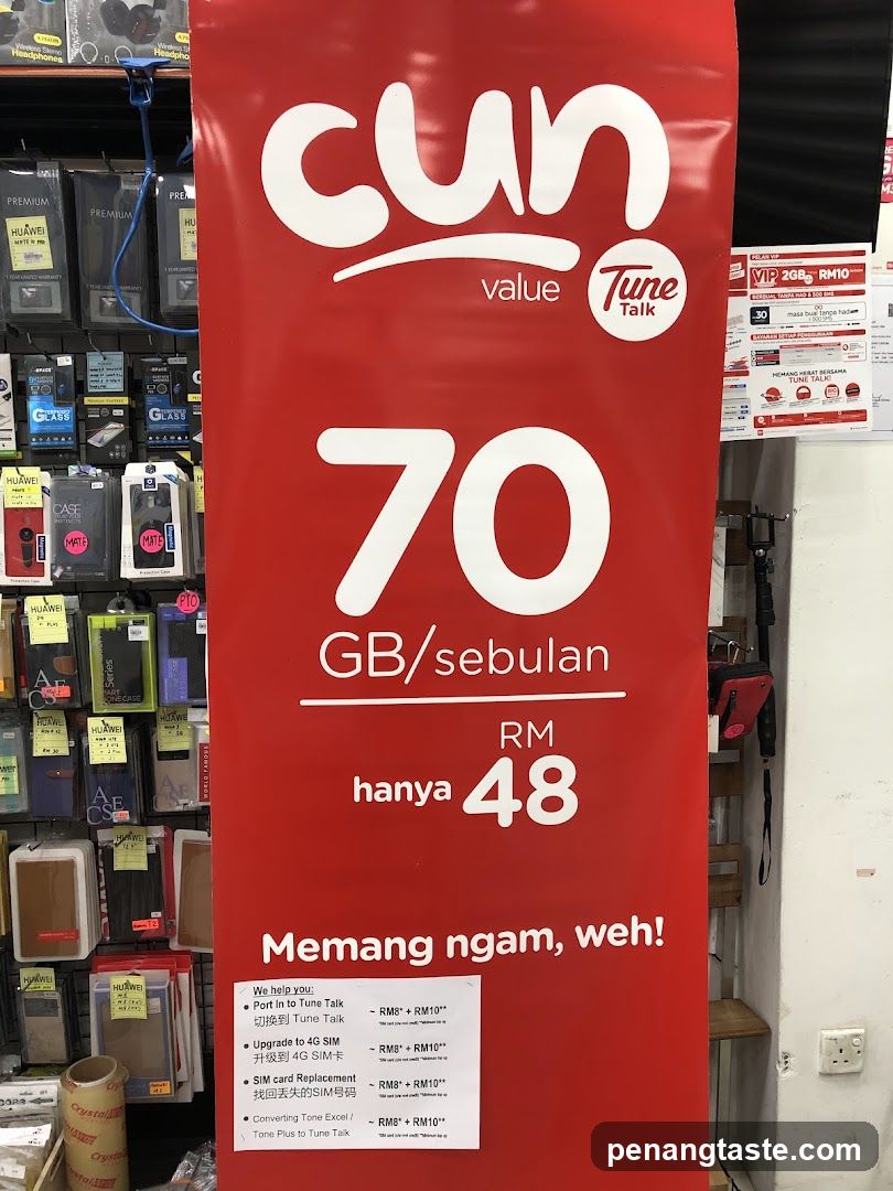 Tune Talk Promo Stand