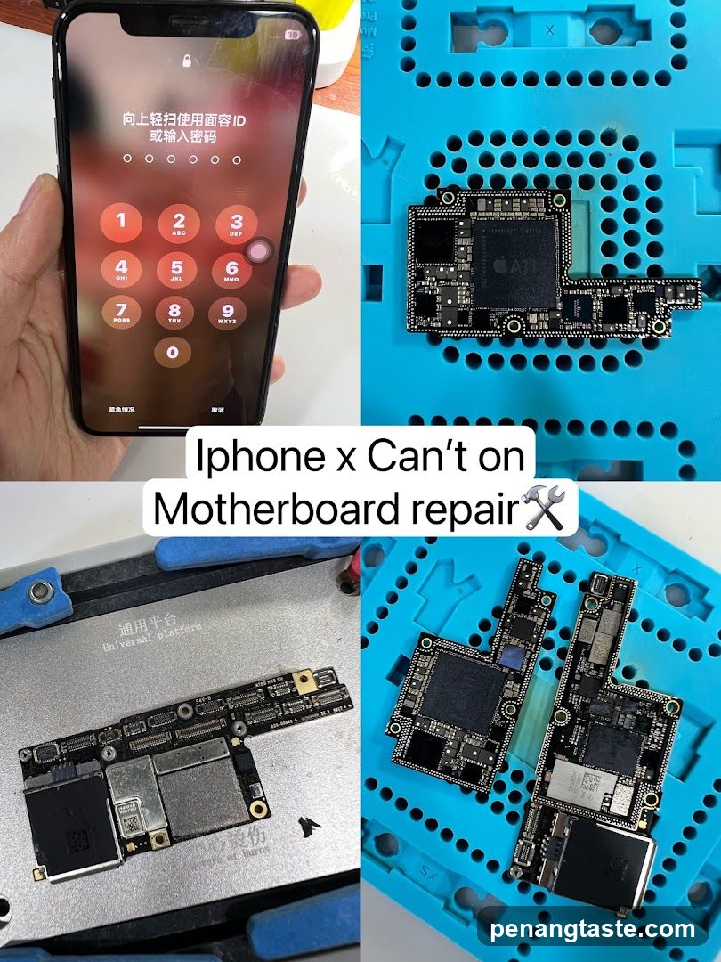 iPhone X Motherboard Repair Showcase