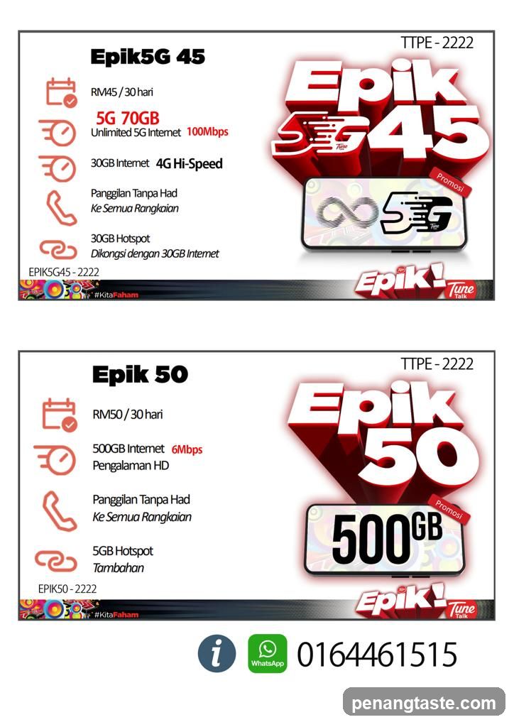 EpiK5G and EpiK50 Mobile Data Plans Ad