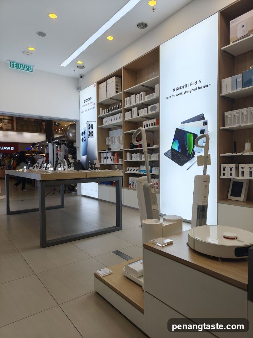 Electronics Store Interior Display