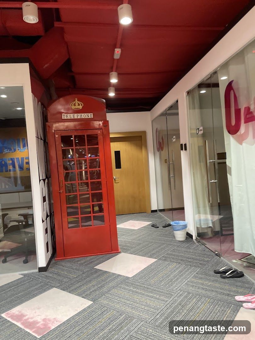 Red Telephone Booth Interior