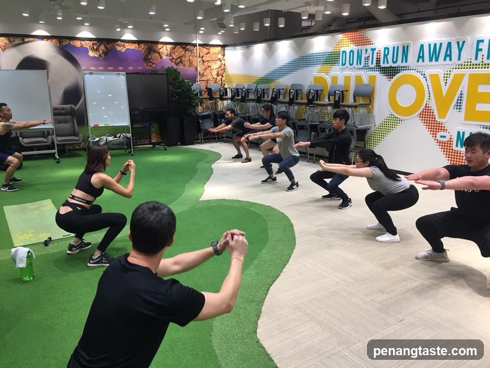 Fitness Class in Progress