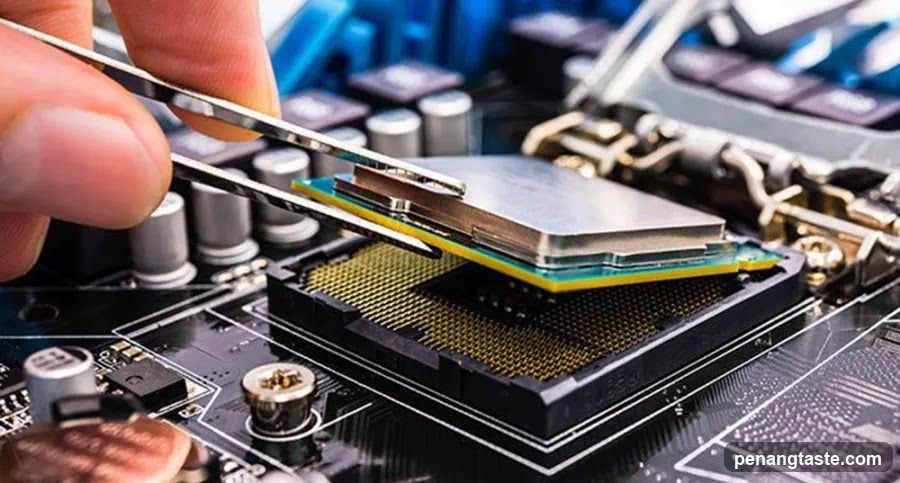 CPU Installation on Motherboard