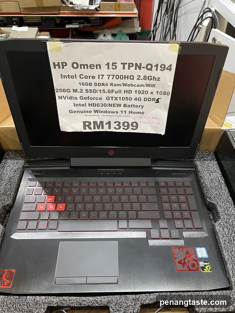 HP Omen Laptop Display