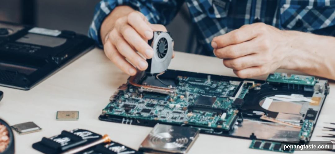 Laptop Repair Scene