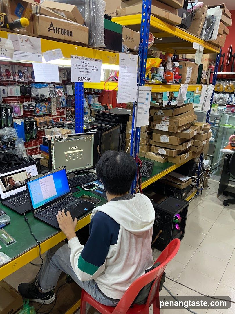 Tech Repair Shop Interior