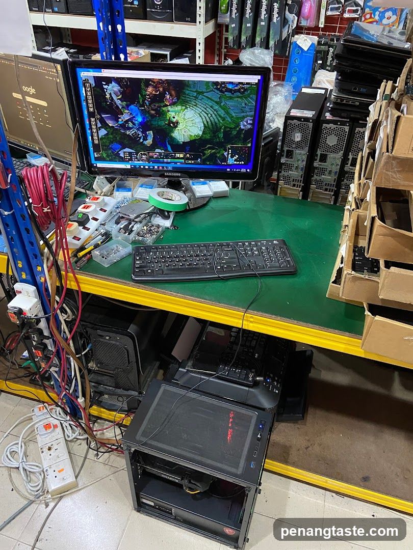 Computer Repair Shop Interior