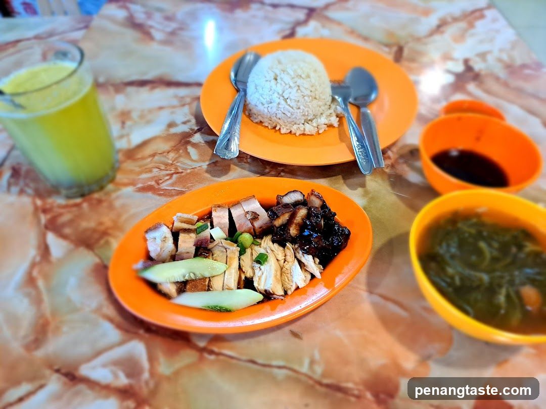 Hainanese Chicken Rice Meal