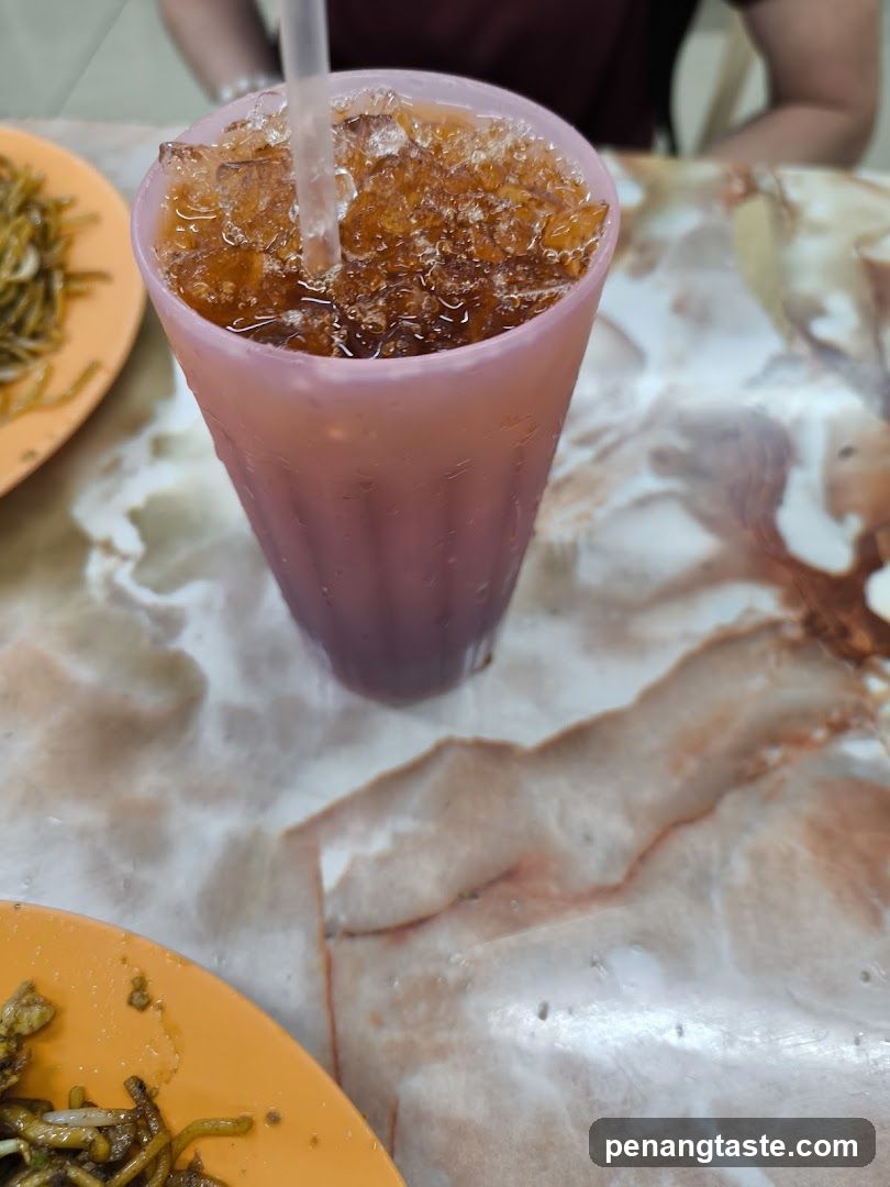 Iced Drink with Straws