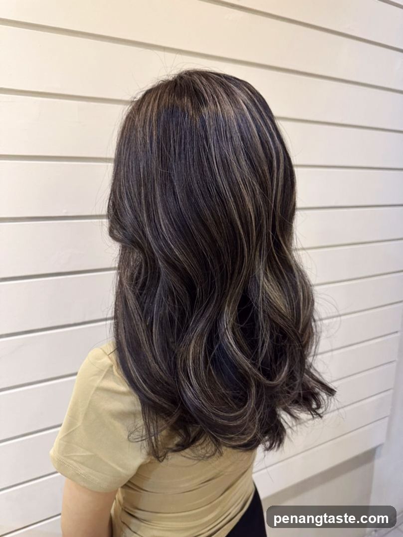 Hair Color Styling Result