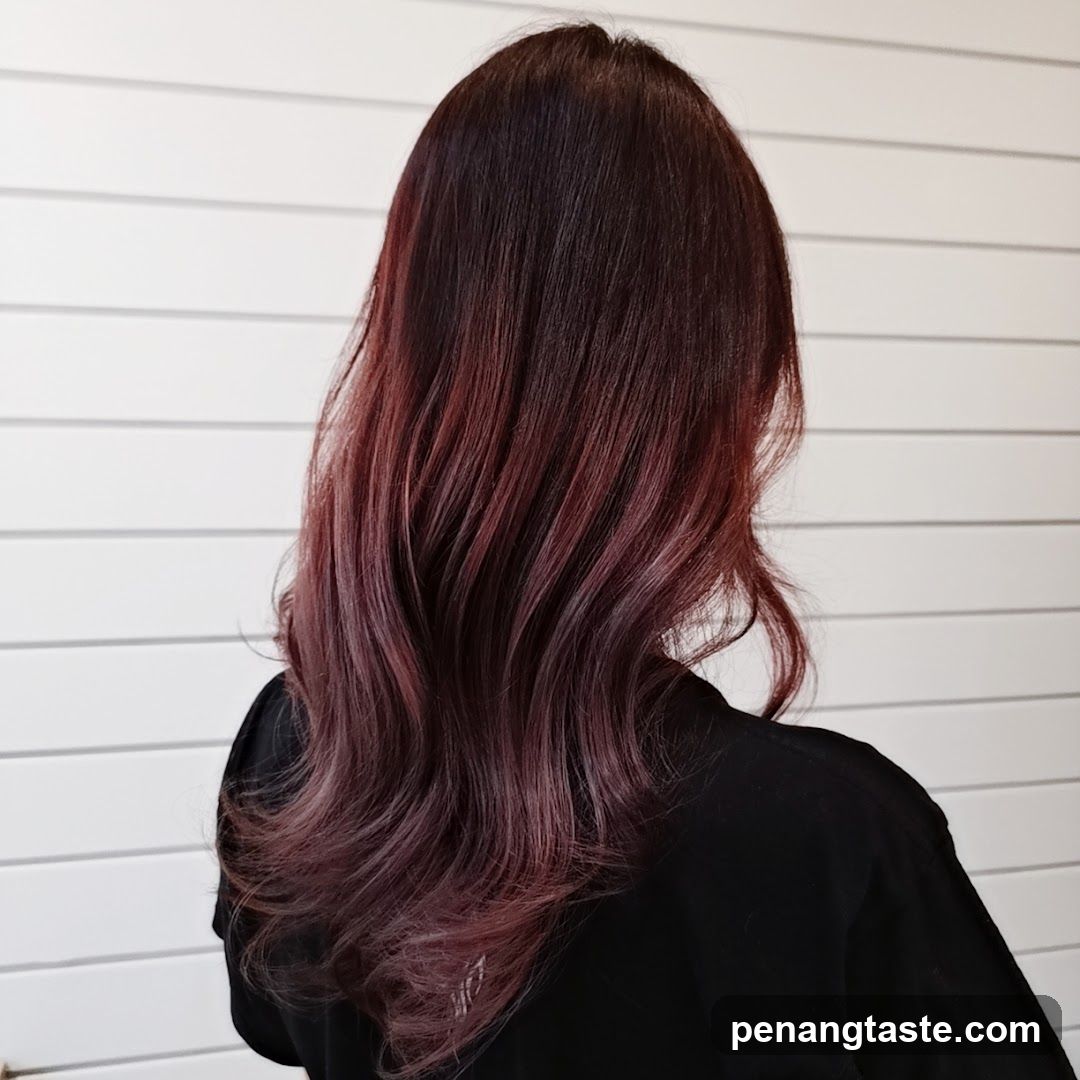 Hair Color Back View