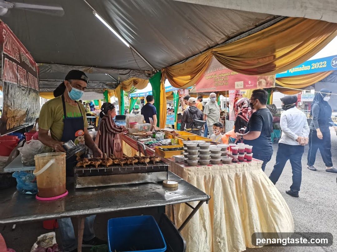 Street Food Stall at Night Market