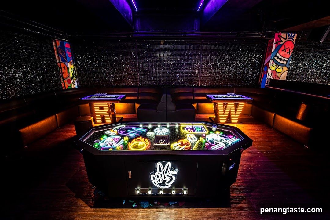 Neon Lounge Interior