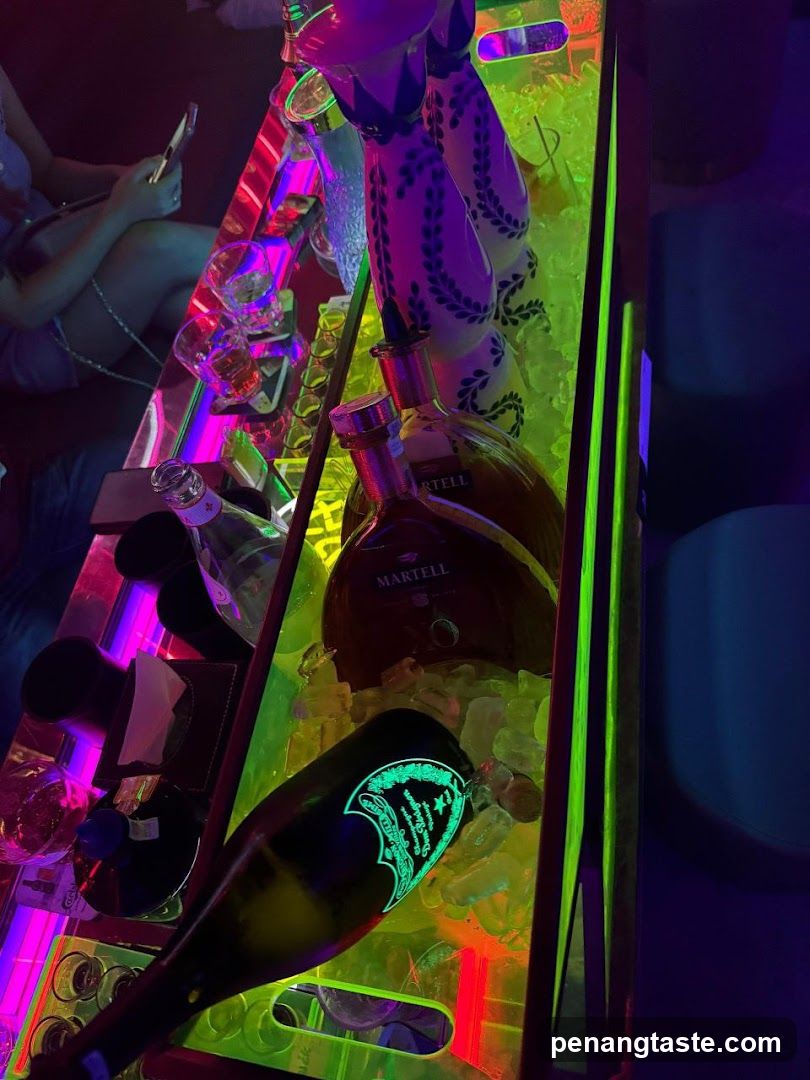 Bar Interior with Ice Cooler