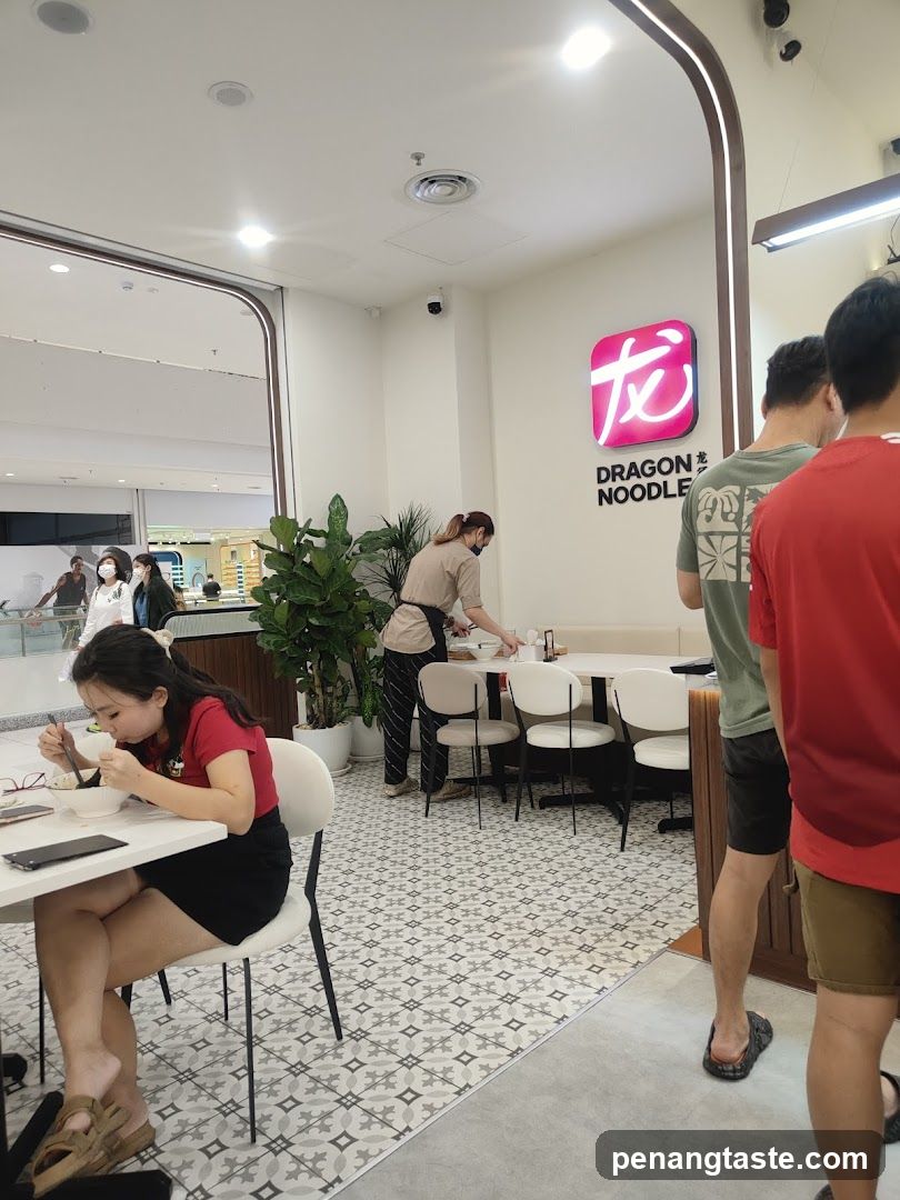 Dragon Noodle Interior Scene
