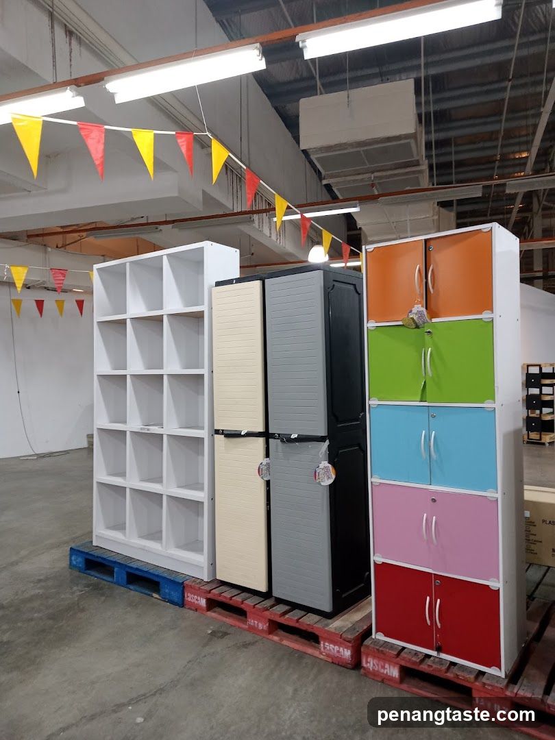 Furniture Display in Warehouse