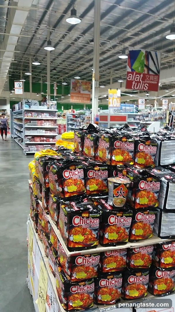 Instant Noodle Display in Store