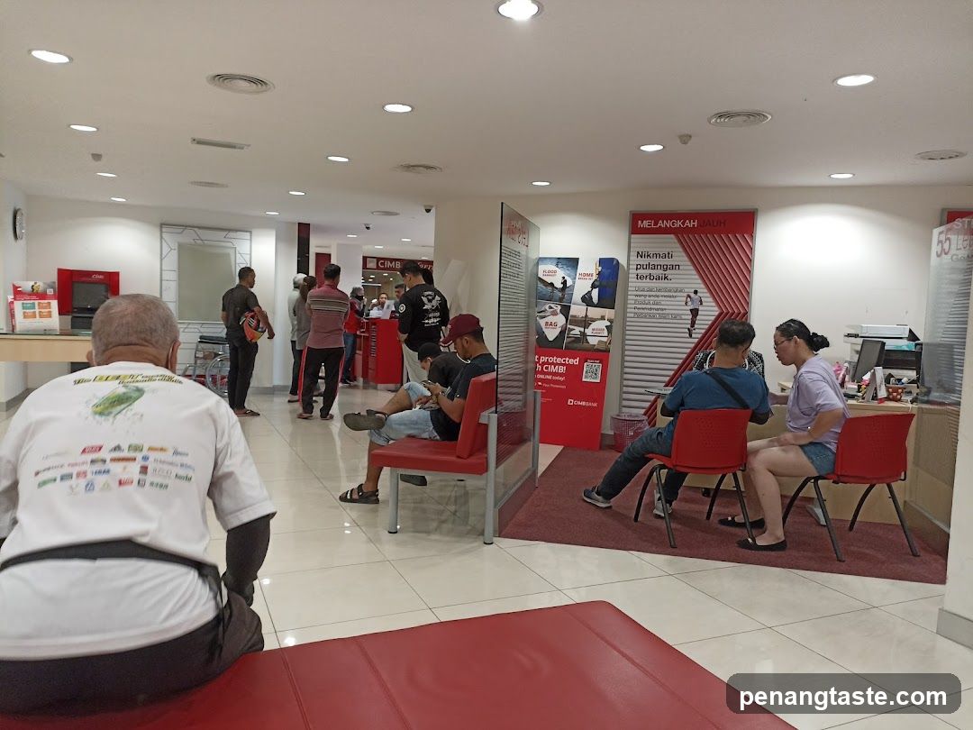 Bank Interior Waiting Area