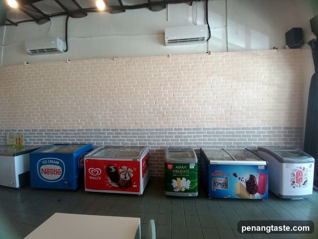Ice Cream Freezers in Storefront