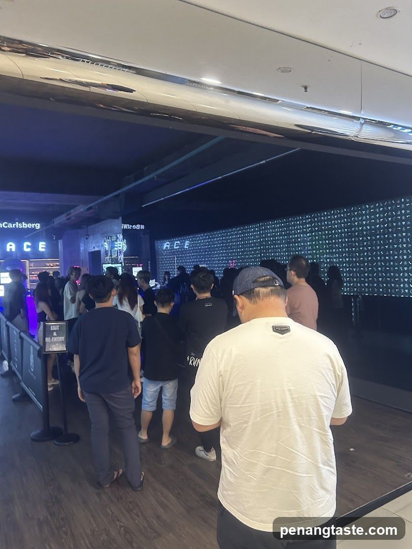 Crowd in a modern venue interior
