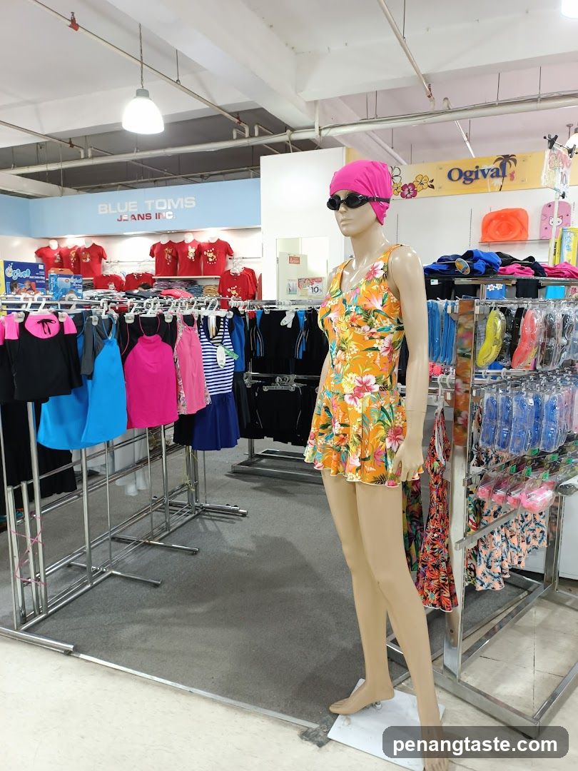 Swimwear Display in Retail Store