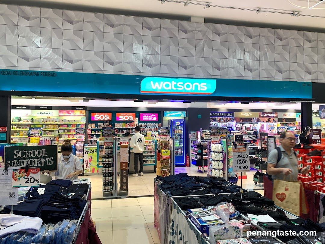 Watsons Store Interior with School Uniforms Display
