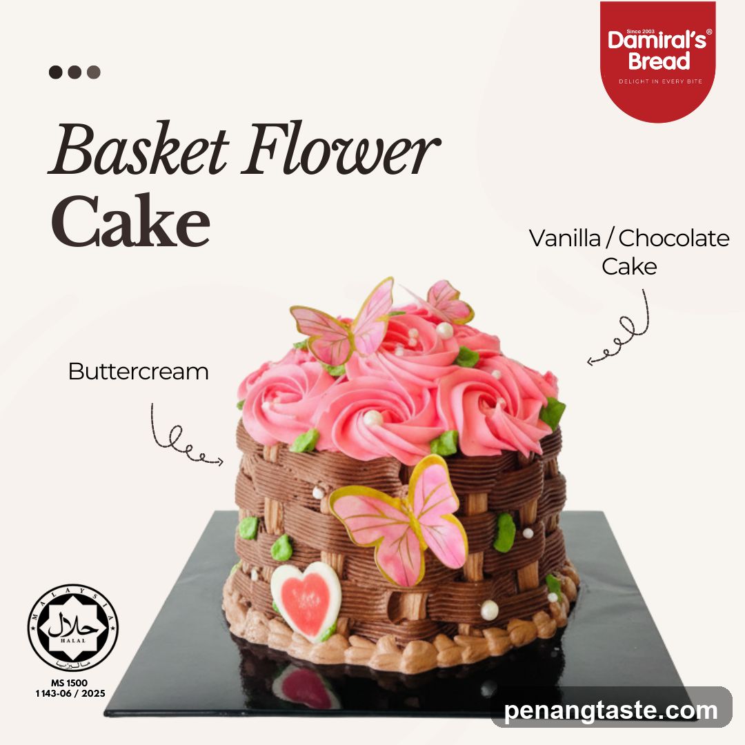 Basket Flower Cake